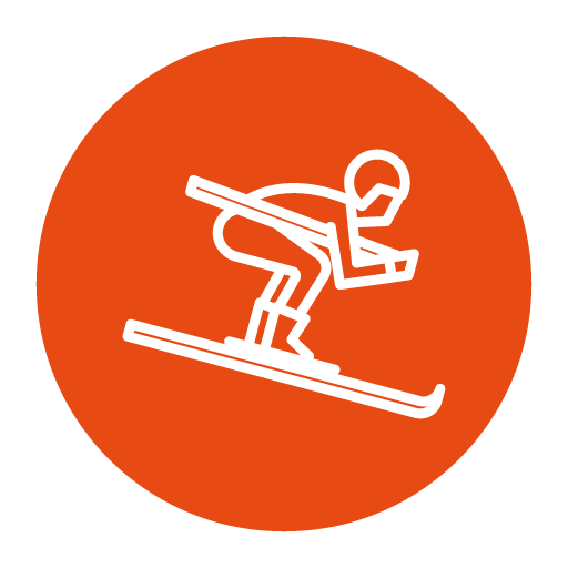 Sport d'hiver ski